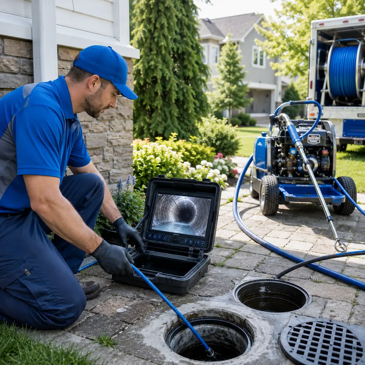 Outdoor drain cleaning professionals serving Fisher, LA